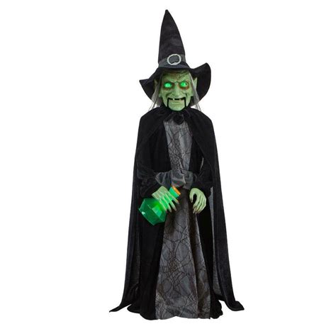 Turn heads this Halloween with Home Depot's lifelike animatronic witch collection